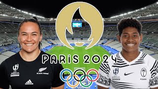 NEW ZEALAND 7s vs FIJI 7s Women’s PARIS OLYMPICS SEVENS 2024 Live Commentary [upl. by Einnos]