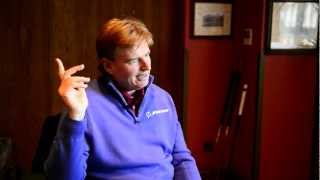 Ernie Els Golf Swing Interview Part 1 [upl. by Airdnat756]