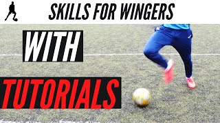 20 Soccer Skills Tutorials For Wingers [upl. by Naleek171]