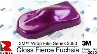 3M™ Wrap Film Series 2080  Fierce Fuchsia G348 Vinyl [upl. by Suhpesoj]