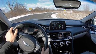 2019 Genesis G70 20T Sport 6Speed Manual  POV Review [upl. by Lesoj]