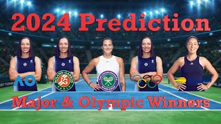 2024 Grand Slam amp Olympic Winners in Womens Tennis [upl. by Yhtur]