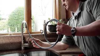 DoItYourself Kitchen Faucet Installation by Moen [upl. by Neelloj]