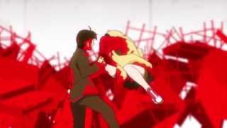 Bakemonogatari fight scene Koyomi vs Kanbaru [upl. by Aticilef]