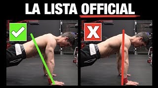 COMO HACER FLEXIONES LA LISTA OFICIAL ¡Evita Errores [upl. by Plate]