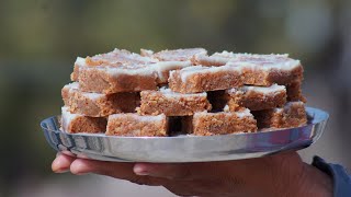 Adadiya Pak Recipe  winter special sweet dish [upl. by Dlawso]