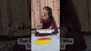 Rangoli ek art hai art rangoli funny diwali youtubefeed [upl. by Amoreta]