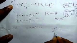 Equivalence of CFG and PDA [upl. by Gotcher37]