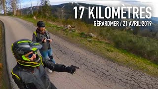 Sur la route des 17 kilomètres à Gérardmer [upl. by Esyak]