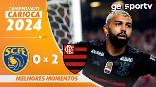 SAMPAIO CORRÊA 0 X 2 FLAMENGO  MELHORES MOMENTOS  4ª RODADA DO CAMPEONATO CARIOCA 2024  geglobo [upl. by Tolland]