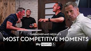 Jamie Carragher and Gary Nevilles MOST COMPETITIVE moments 💥 [upl. by Rebba315]