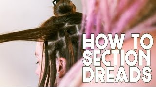 How To Section Dreadlocks [upl. by Eirek]