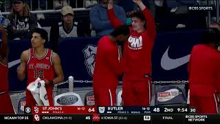 St Johns MBB vs Butler Highlights 22824 [upl. by Lorrad693]