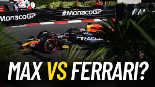 F1update Verstappen ziet comfortabel Ferrari dag met twee gezichten in Monaco [upl. by Hbaruas]