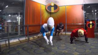 Pushup Challenge with Disney Characters Frozone and Mr Incredible [upl. by Celisse161]