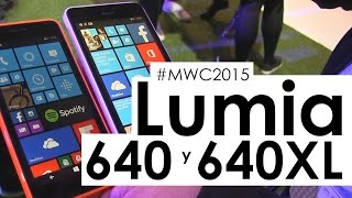 Lumia 640 y Lumia 640 XL  Primeras impresiones [upl. by Etiuqal298]