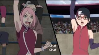 Mitsuki vs Toroi Inojin vs Araya Sarada Win in 3 Seconds  Boruto Chunin Exams Boruto Ep 58 [upl. by Allac682]