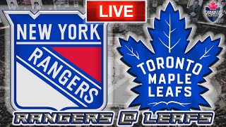 New York Rangers vs Toronto Maple Leafs LIVE Stream Game Audio  NHL LIVE Stream Gamecast amp Chat [upl. by Enelaehs]