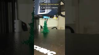 3D printing of a Christmas tree 🎄 in Anycubic Kobra Neo FDM 3D printer  Tanzero Technologies [upl. by Lafleur128]