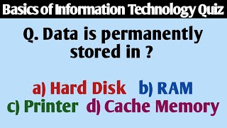 Basics of Information Technology Quiz  Computer Science Quiz  Knowledge Enhancer Quizzes [upl. by Hulton]