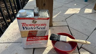 Review of Thompsons WaterSeal 1 Gallon Clear Waterproof [upl. by Reema]