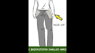 Je broekspijpen smaller maken [upl. by Olag]