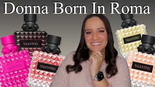 Valentino Donna Born In Roma Perfume Range Review amp NEW Limited Edition Pink PP [upl. by Ylehsa]