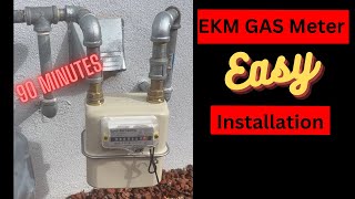 EKM Gas Meter Installation 90 minute installation for beginners [upl. by Airlie]