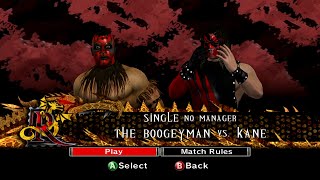 WWE SmackDown VS Raw 2007 Xbox360  The Boogeyman VS Kane Masked 2KmClassic [upl. by Drud]