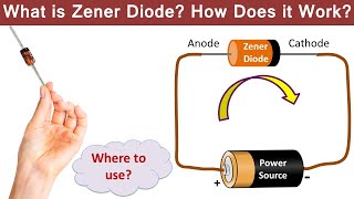 What is a Zener Diode How Does it Work Where to Use  Zener Diode Tutorial [upl. by Forlini]