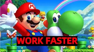 FAST MARIO KART MUSIC  MORE PRODUCTIVE WORK [upl. by Rheims521]