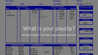 Simple Guide Read your PAYE Payslip with example  askyella  AskYella  careerirelandcom [upl. by Bosch]