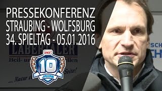 Pressekonferenz 34Spieltag Straubing Tigers vs Grizzlys Wolfsburg [upl. by Enirehtac]