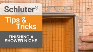 Tips on finishing a shower niche [upl. by Fleeman]