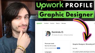 Upwork profile review  Samindu Graphic Designer [upl. by Giraldo]