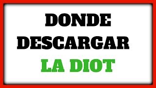 DONDE DESCARGAR LA DIOT ✅ NUEVO PORTAL DEL SAT 👈👈👈👈 [upl. by Napoleon]