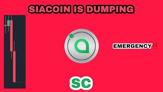 SC COIN IS DUMPING IN 2024‼️ EMERGENCY TO ALL SIACOIN HOLDERS‼️ TOO MUCH SC CRYPTO SELLING LEFT [upl. by Neufer547]