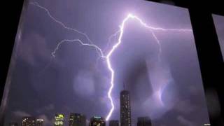 Toronto lightning storm 24 August 2011 [upl. by Eetak]