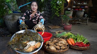 Countryside life TV Country mother harvest free vegetable and cooking for children [upl. by Iny]