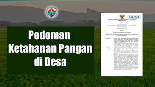 Resmi Kemendesa rilis Pedoman Ketahanan Pangan di Desa DITJENPDP AbdulHalimIskandarNU [upl. by Weldon]