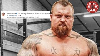 Eddie Hall Speaks Up About The 5025 kg Deadlift [upl. by Britteny771]