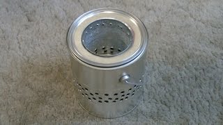 Homemade quotGallon Canquot Wood Stove  quotTin Canquot Wood Stove  Easy DIY [upl. by Sybila]