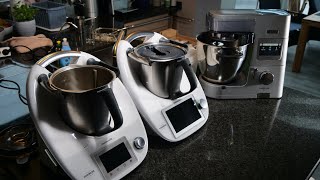 Duell der Giganten Kenwood Cooking Chef XL vs Thermomix TM6 und TM5 [upl. by Persian]