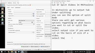 Cut Or Split Videos In MKVtoolnix 2020 [upl. by Sirapal]