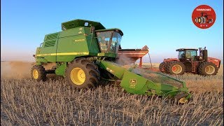 2018 Canola Harvest near Starbuck Manitoba Canada [upl. by Dougy]