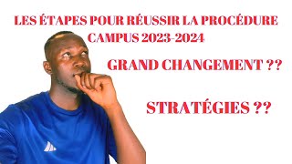 CAMPUS FRANCE 🇫🇷  LES ÉTAPES À SUIVRE POUR RÉUSSIR LA PROCÉDURE CAMPUS FRANCE 20232024 [upl. by Han787]