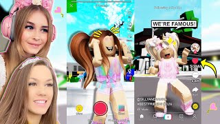 We Became TIKTOK FAMOUS To Impress The COOL KIDS in BROOKHAVEN with IAMSANNA Roblox Roleplay [upl. by Llerryt]