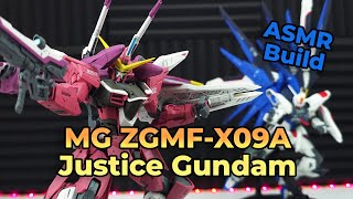 ITS A BIRD ITS A PLANE ITS MG ZGMFX09A Justice Gundam Build  Detailing [upl. by Hamford]