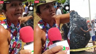 Señora explica como cayó el meteorito en Barranquilla [upl. by Pals]