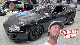 Scaring Passengers In a 1300hp SLEEPER SUPRA The Rat Rod Supras Mystery Issue is FIXED [upl. by Ile250]